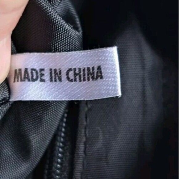 Fossil F/54 Y2K Natural Canvas Leather Strap Messenger Black - Picture 6 of 13